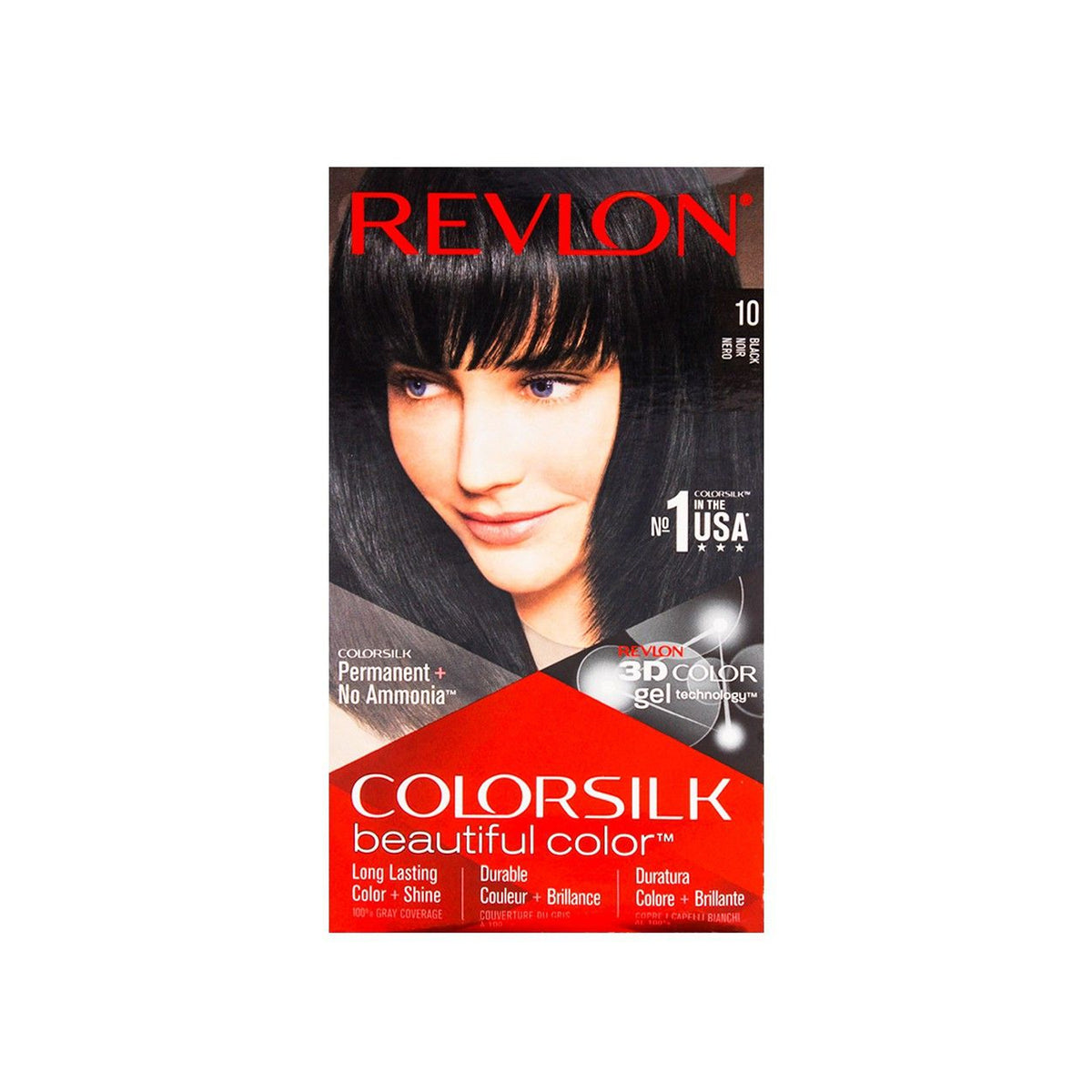 Revlon - Colorsilk Hair Color Black Noir - 10