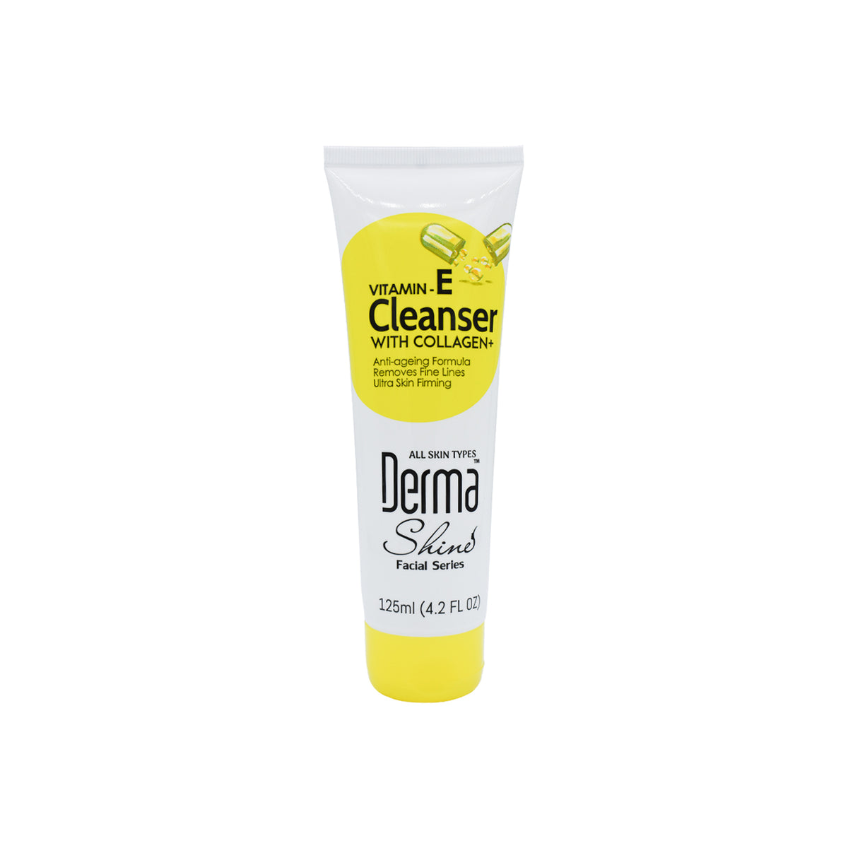 Derma Shine - Vitamin-E Cleanser With Collagen - 125ml
