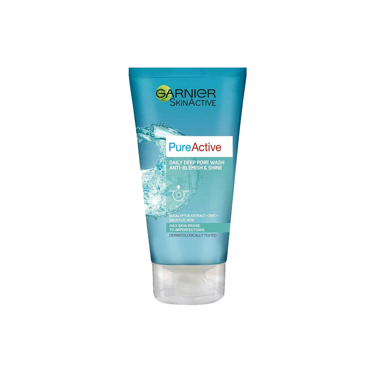 Garnier - Pure Active Anti Blemish & Shine Daily Deep Pore Wash - 150ml