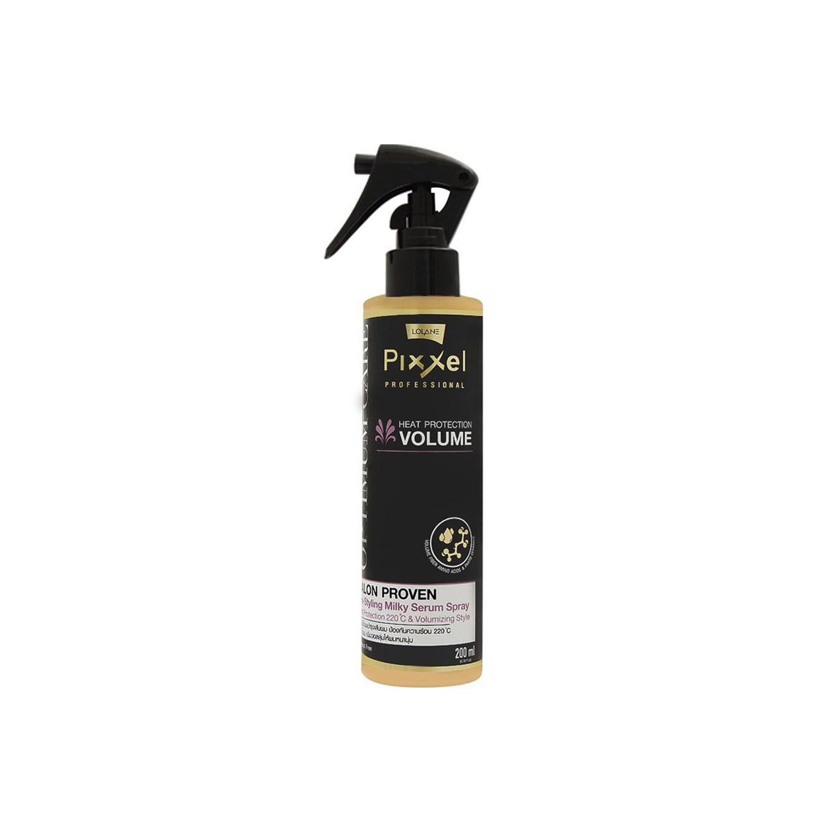 Lolane - Pixxel Optimum Care Heat Protection Volume Spray for Heat Damage Defense & Voluminous Hair - 200ml
