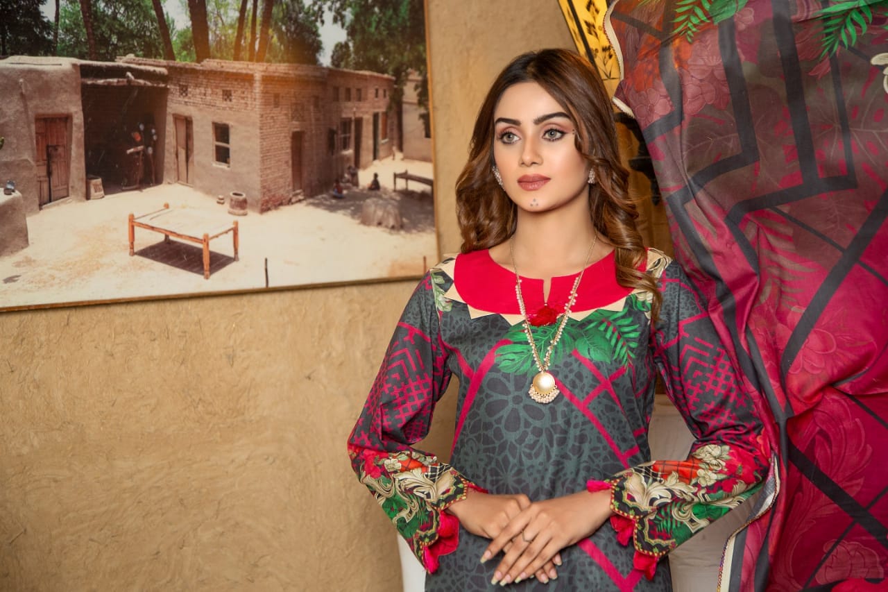 Shab-E-Afroz By Sub Rang Unstitched Digital Premium Printed 3-Pc Lawn Collection'22 Vol-02 (Article # 10)