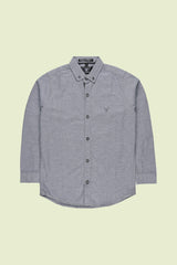 Grey Plain Shirt  for Boys