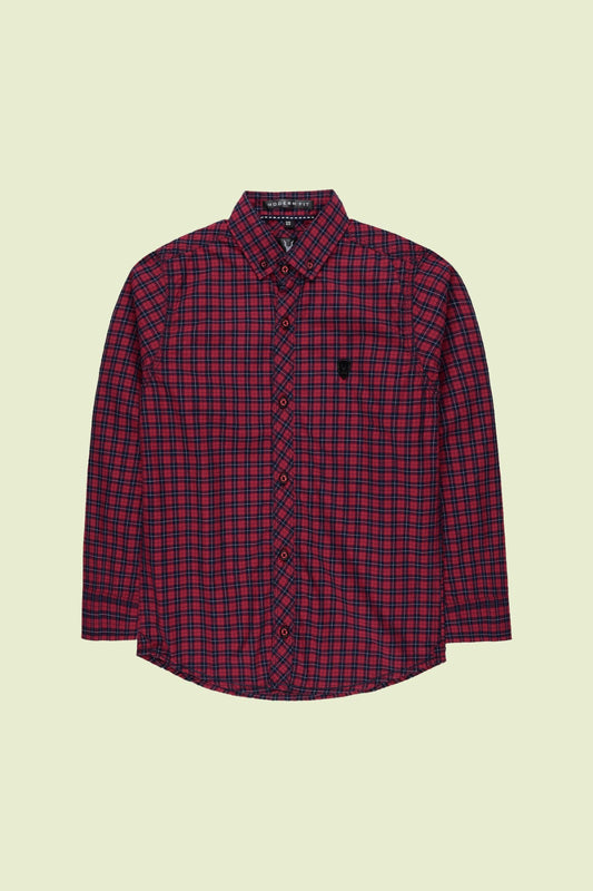 Small Check Shirt  for Boys