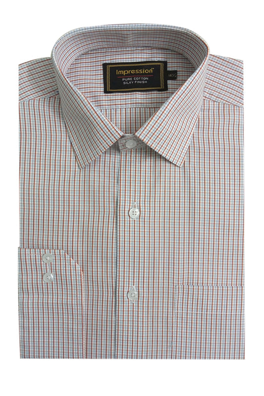 Multi Color Checkered Formal Shirt