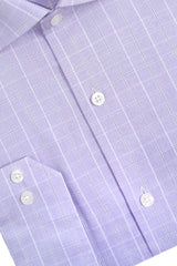 Purple Checkered dress Shirt