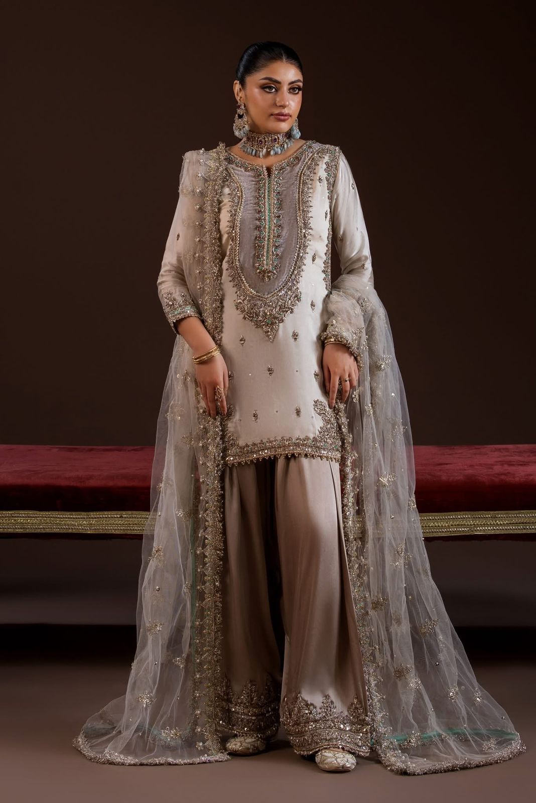 Khuda Baksh - P-278 - 3 Piece Ready to Wear Suit
