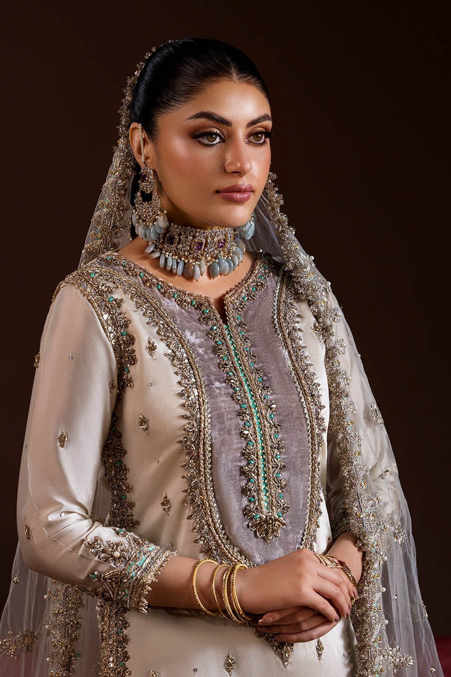 Khuda Baksh - P-278 - 3 Piece Ready to Wear Suit