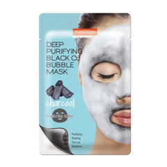 Purederm Deep Purifying Black O2 Bubble Mask “Charcoal”