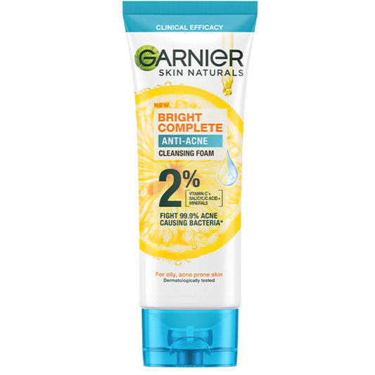 Garnier Skin Naturals Bright Complete Anti-acne Cleansing Foam 100ml