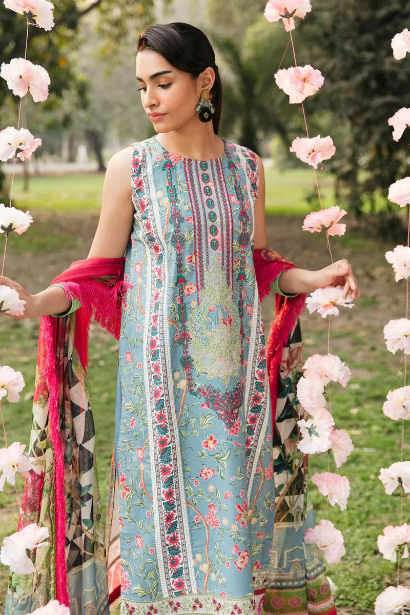 Bahar Lawn'23 by Ayzel 3 piece unstitch suit