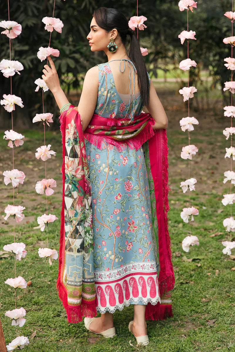 Bahar Lawn'23 by Ayzel 3 piece unstitch suit