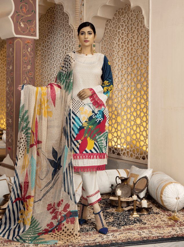 Mehak Culture Digital Printed Lawn Collection'22 By Al Kareem - D#05