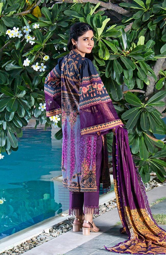 All Zohaib 3 Piece Printed Cambric Unstitched Suit CDPC-21-11