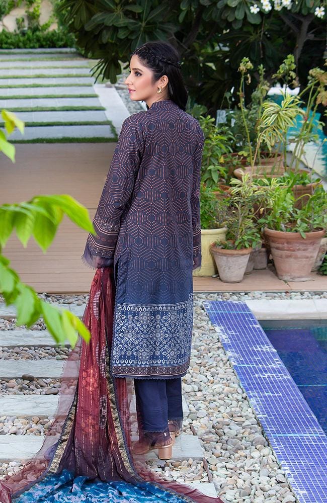 All Zohaib 3 Piece Printed Cambric Unstitched Suit CDPC-21-07