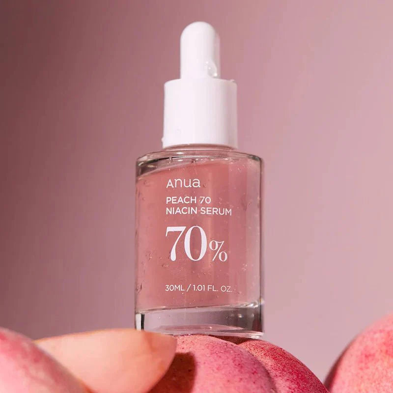 Anua - Peach 70% Niacinamide Serum - Brightening & Pore Reducing Glow Booster - 30ml