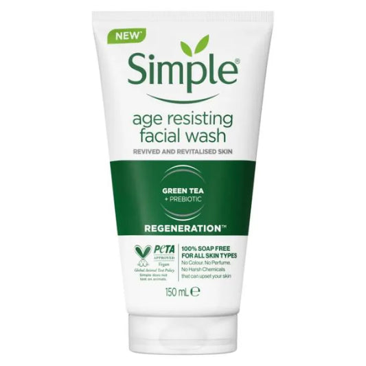 SIMPLE Regeneration Age Resisting Facial Wash 150ml