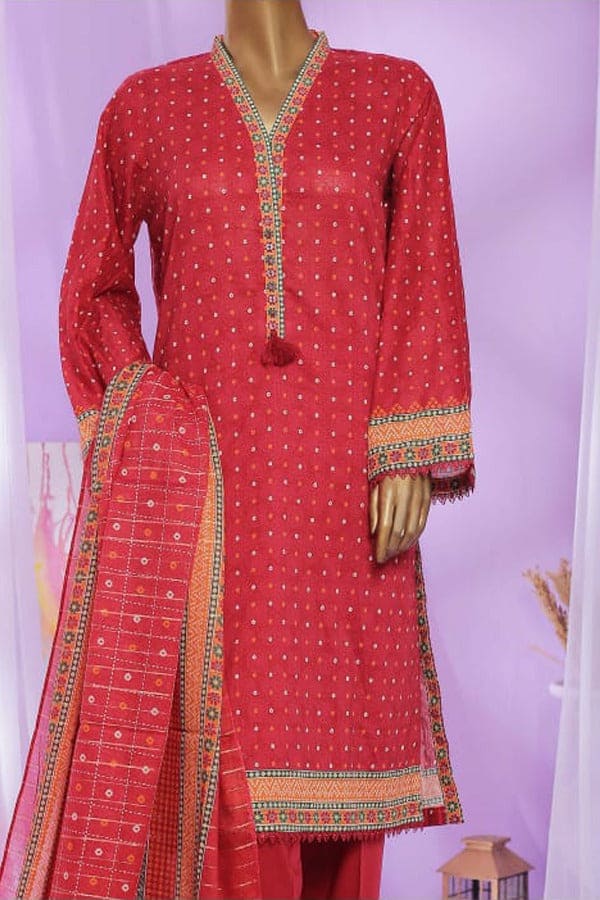 Bin Saeed 3 Piece Printed Lawn Stitched Suit