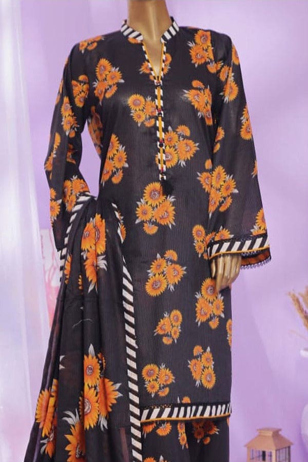 Bin Saeed 3 Piece Printed Lawn Stitched Suit