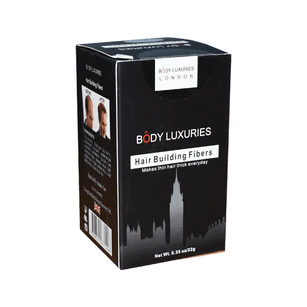 BODY LUXURIES HAIR BUILDING FIBERS  BLACK 22GM