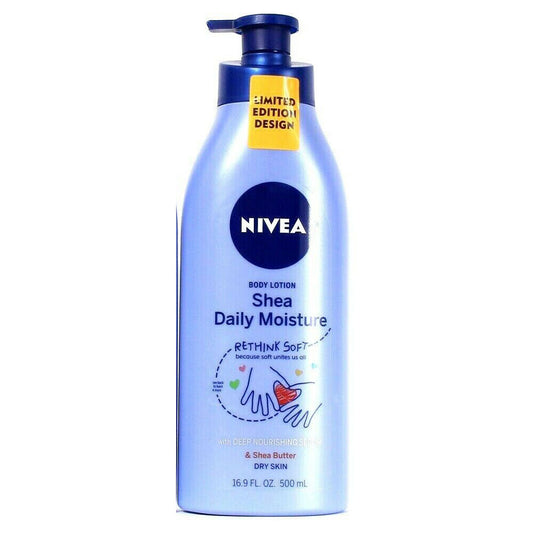 NIVEA Shea Nourish Body Lotion, Dry Skin Lotion with Shea Butter, 500 ml