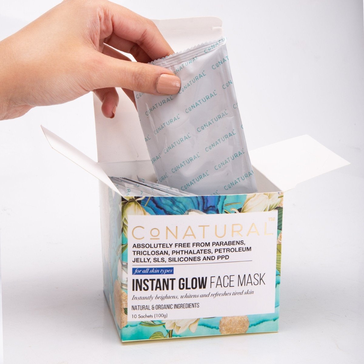 CoNatural Instant Glow Face Mask - 100gm sachet