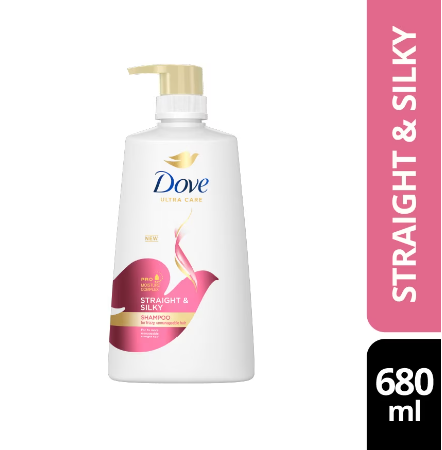 Dove Ultra Care Straight and Silky 680ML
