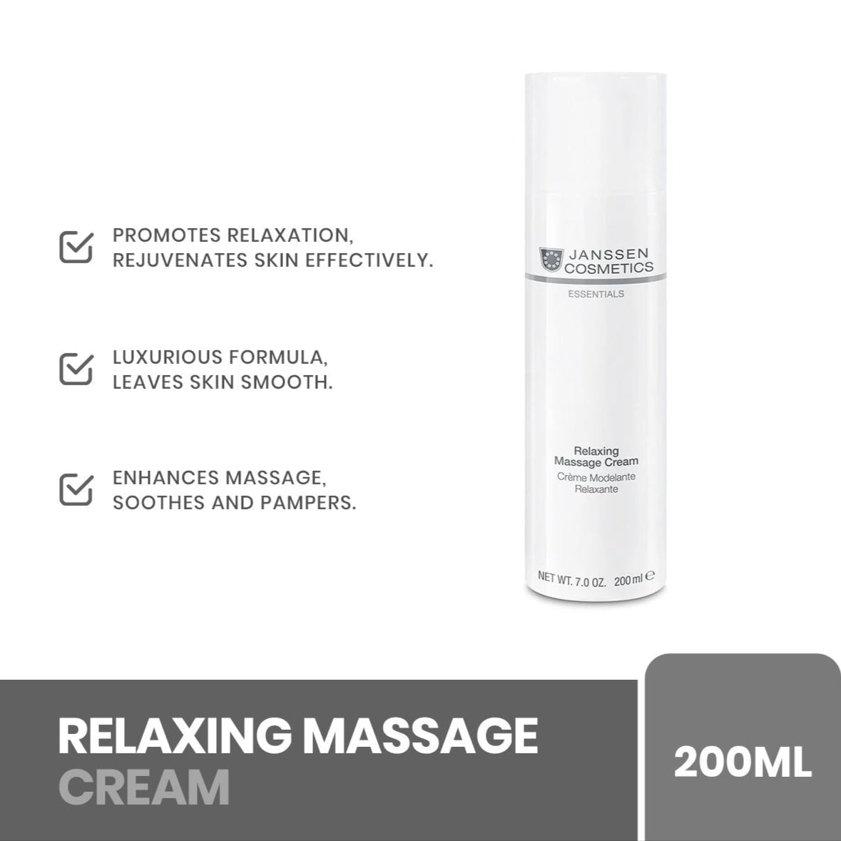 Janssen - Relaxing Massage Cream - 200ml