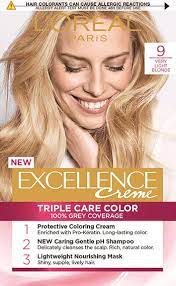 L'Oreal Excellence Crème Hair Color 9 Very Light Blonde
