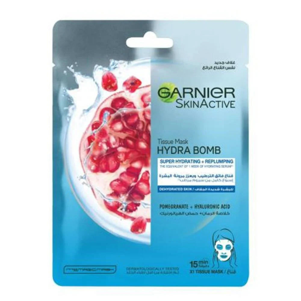 Garnier Skin Active Face Mask Hydra Bomb Pomegranate for Dehydrated Skin 28g