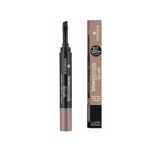 Essence Cosmetics Eyebrow Pomade + Brush - 02 Ash Blonde | FinalChoice