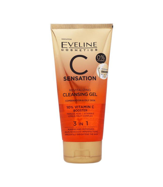 Eveline Cosmetics C Sensation Revitalizing 3 In 1 Cleansing Gel 150ml