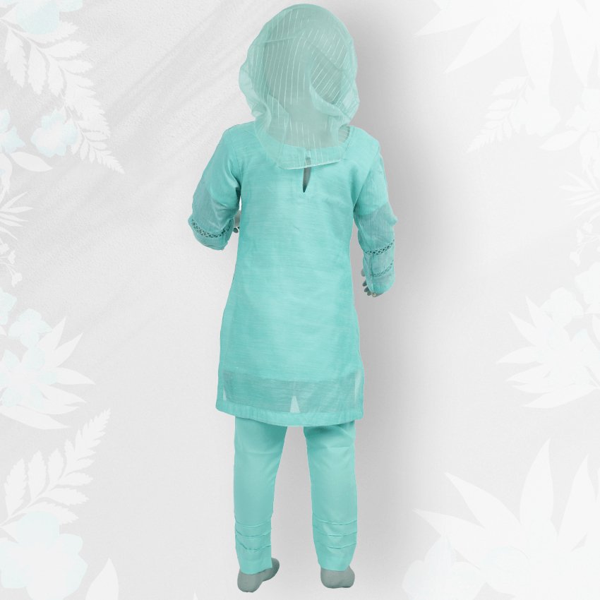 Girls 3-Pc Stitched Suit - D-65A