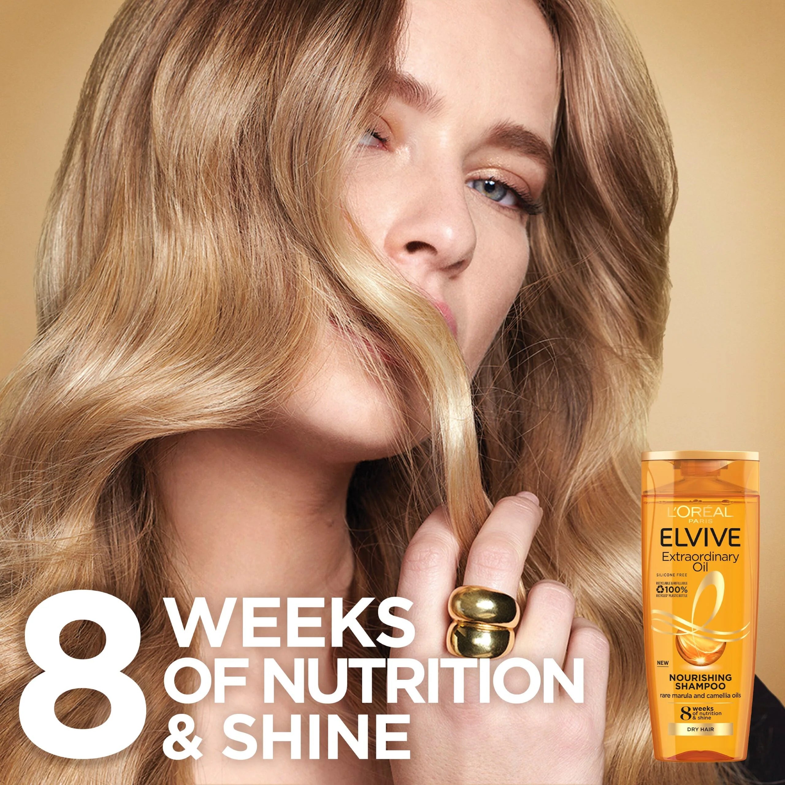 Loreal Paris - Elvive Extraordinary Oil Nourishing Shampoo For Dry to Very Dry Hair - 400ml