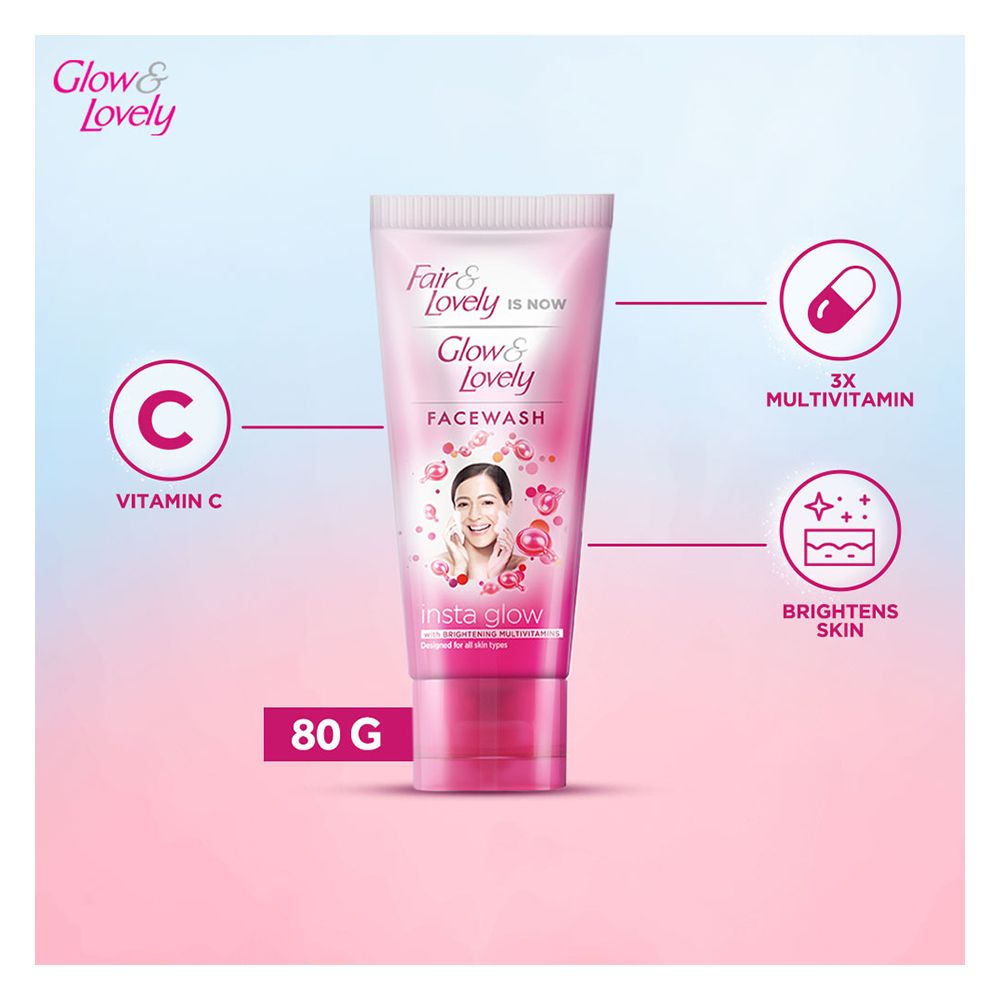 Glow & Lovely - Insta Glow Face Wash - 80g