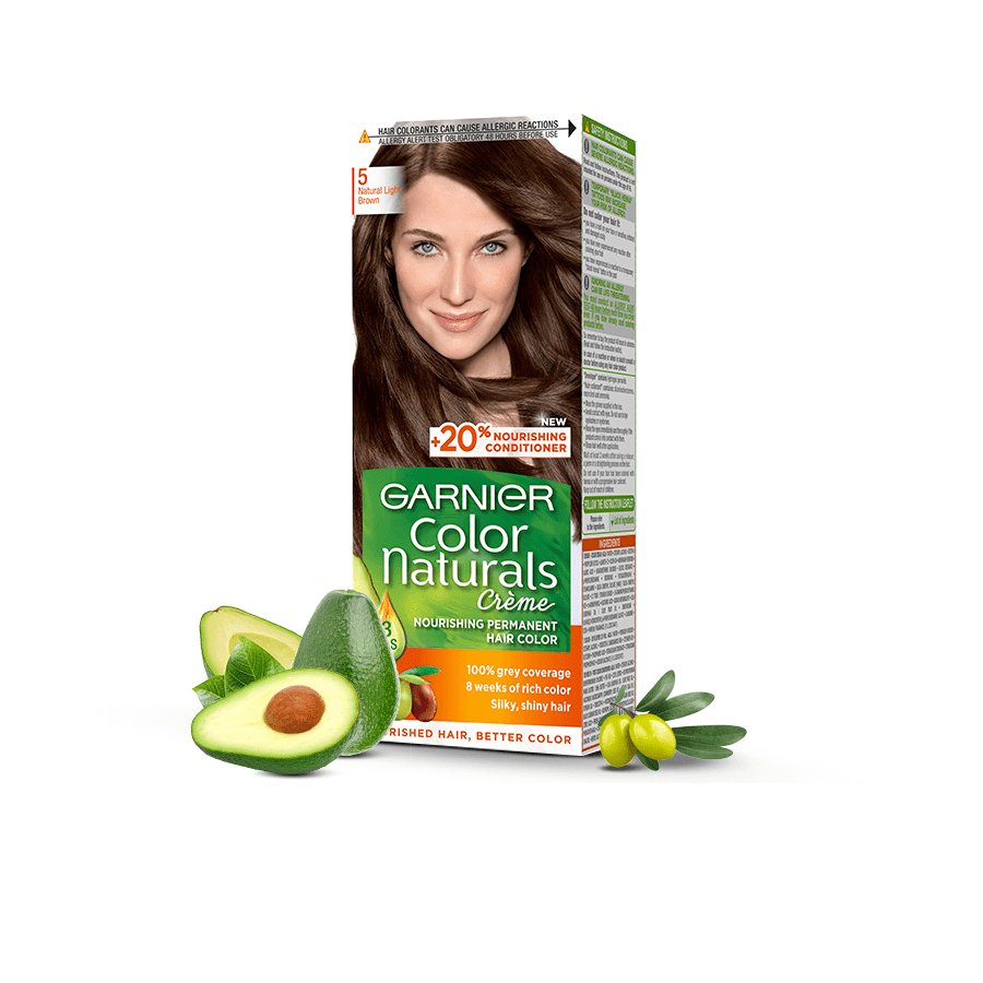 Garnier Color Naturals Creme - 5 Natural Light Brown Hair Color