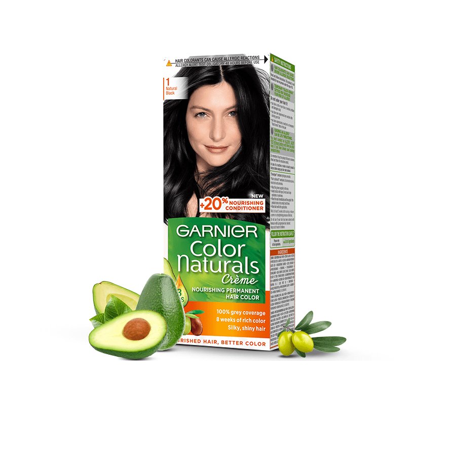 Garnier Color Naturals Creme - 1 Natural Black Hair Color