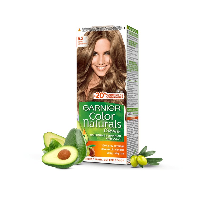 Garnier Color Naturals Creme - 6.3 Golden Light Brown Hair Color