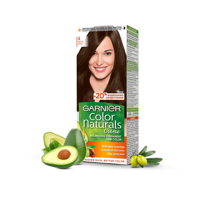 Garnier Color Naturals Creme - 4 Natural Brown Hair Color