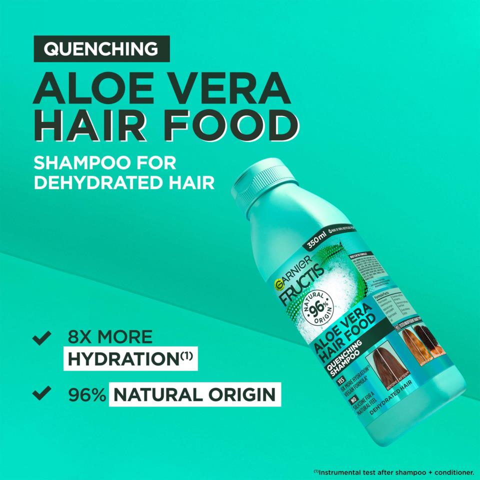 Garnier - Fructis Aloe Vera Hair Food Shampoo - Nourishing & Cleansing Shampoo for Dry Hair - 350ml