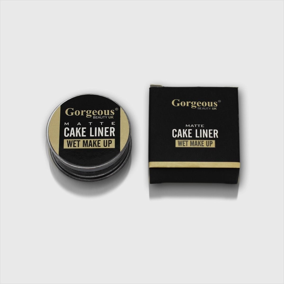 Gorgeous Beauty Uk Met Cake Liner Wet Makeup - Black