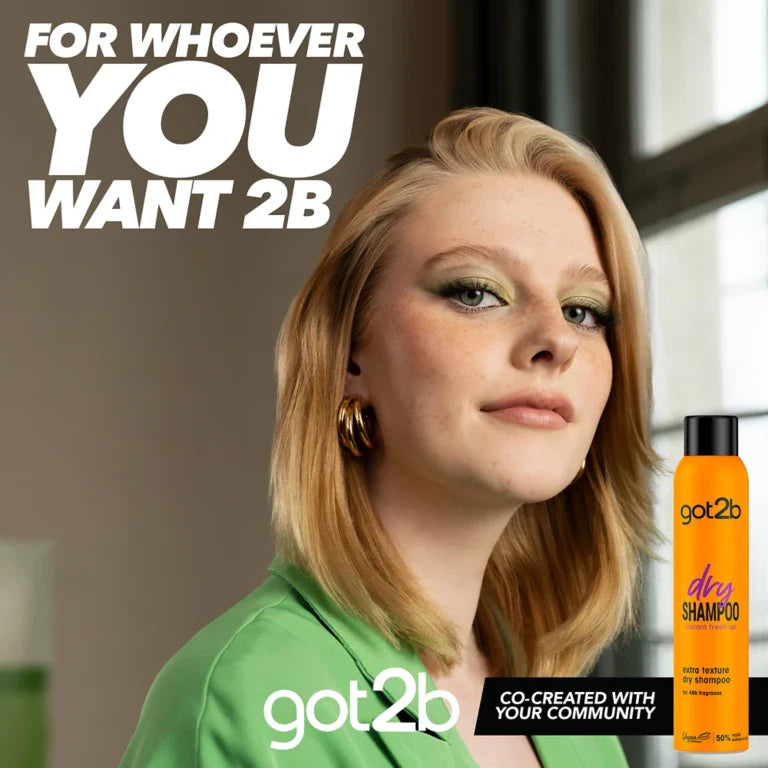 Schwarzkopf - Got2b Extra Texture Dry Shampoo for Freshness & Texture - 200ml