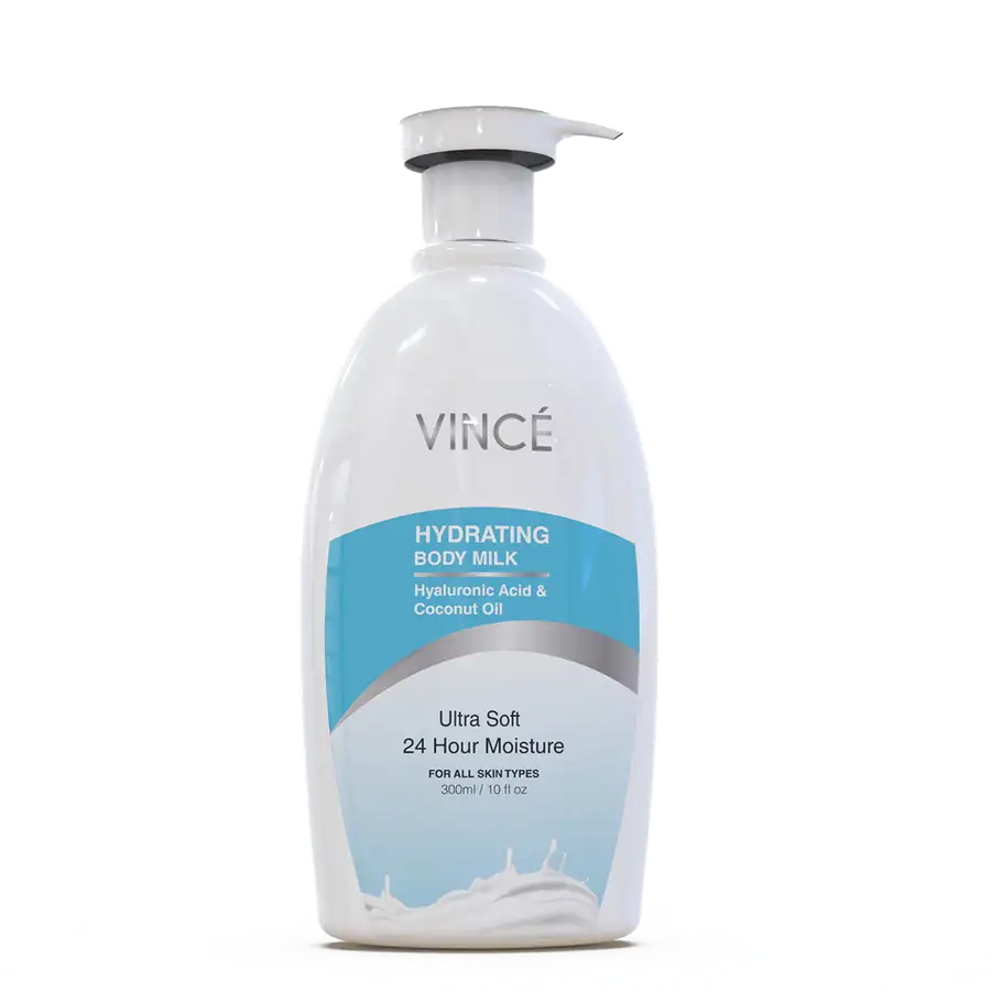 Vince Hyaluronic Acid & Coconut Oil Hydrating Body Milk, For All Skin Types, 300ml