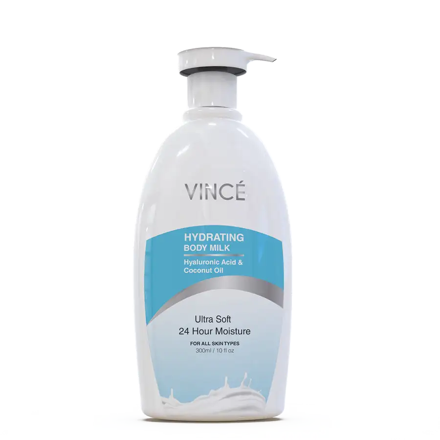 Vince Hyaluronic Acid & Coconut Oil Hydrating Body Milk For All Skin Types 300ml