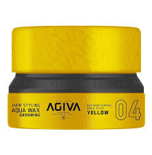 Agiva - Professional Hair Styling Wax Yellow Aqua Grooming 04 - 155ml