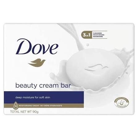 Dove - Original Beauty Cream Bar - Moisturizing & Gentle Cleanser - 90g