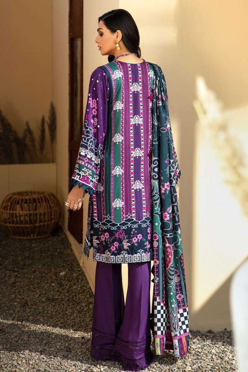 Ladies Un-Stitch VIRSA Linen Collection By Iris 12-Aqeeq