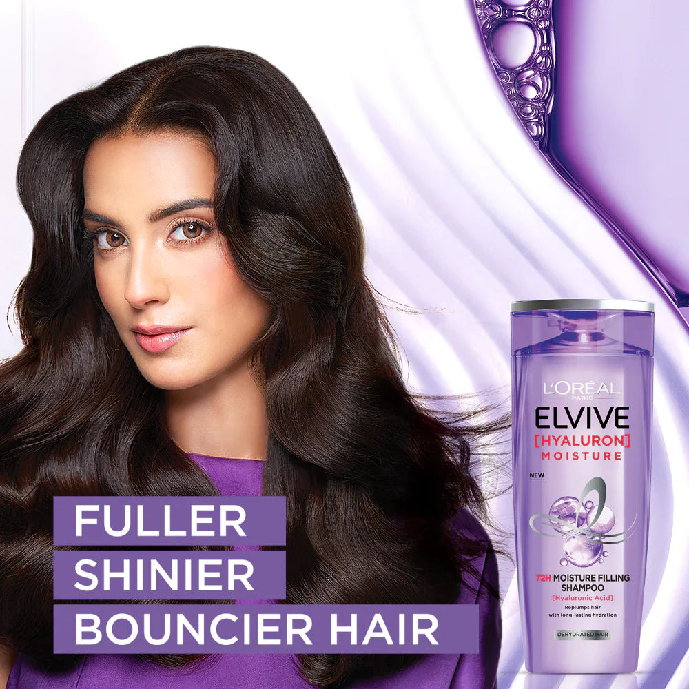 Loreal Paris - Elvive Hyaluron Moisture 72H Moisture Filling Shampoo - 360ml
