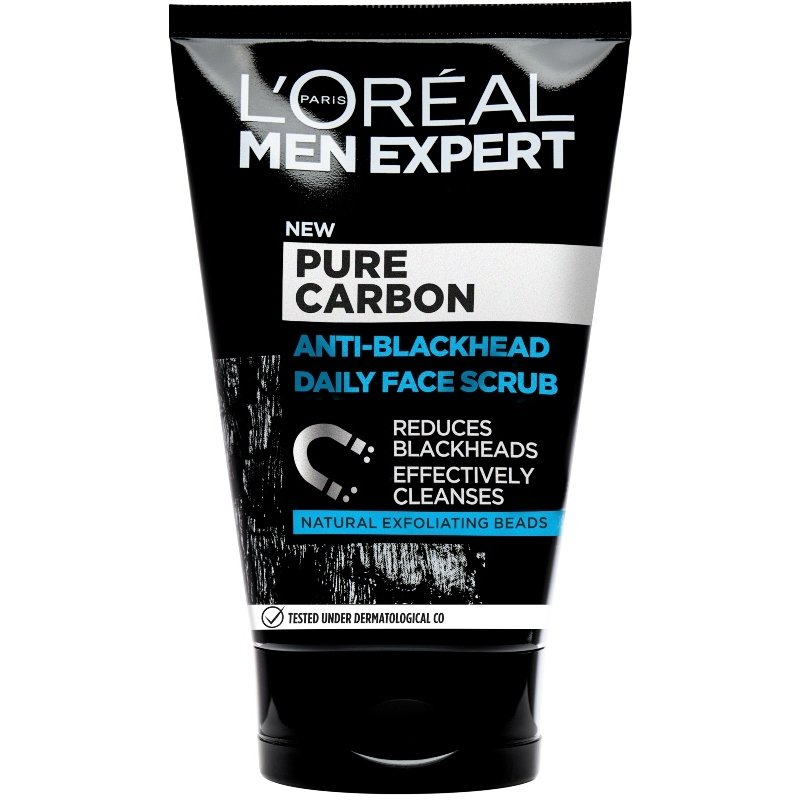 Loreal Paris Men Expert Pure Carbon Anti- Blackhead Daily Face Scrub 100 ml