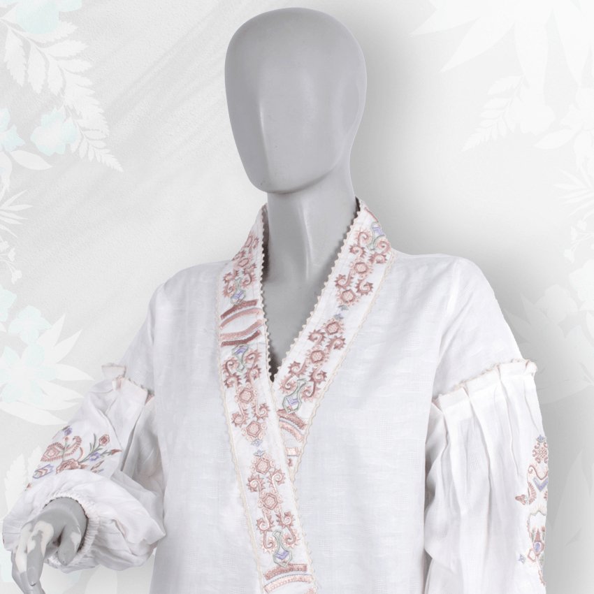 Girls Casual Emb Lawn Frock -EMBFRK-018