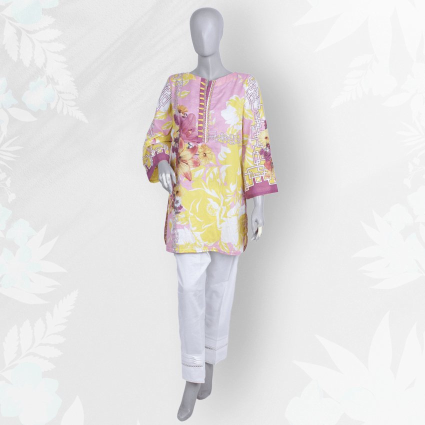 Girls Casual Printed 2Piece Lawn Suit -PRST-063